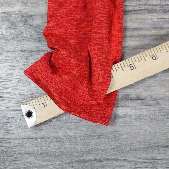 Nike Dri Fit Long Sleeve  Shirt Size 2XL Quarter Zip Red Running Pullover Light - Picture 10 of 10